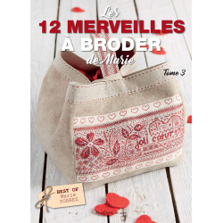 Les 12 merveilles à broder de Marie - Tome 3 Livre Broderie