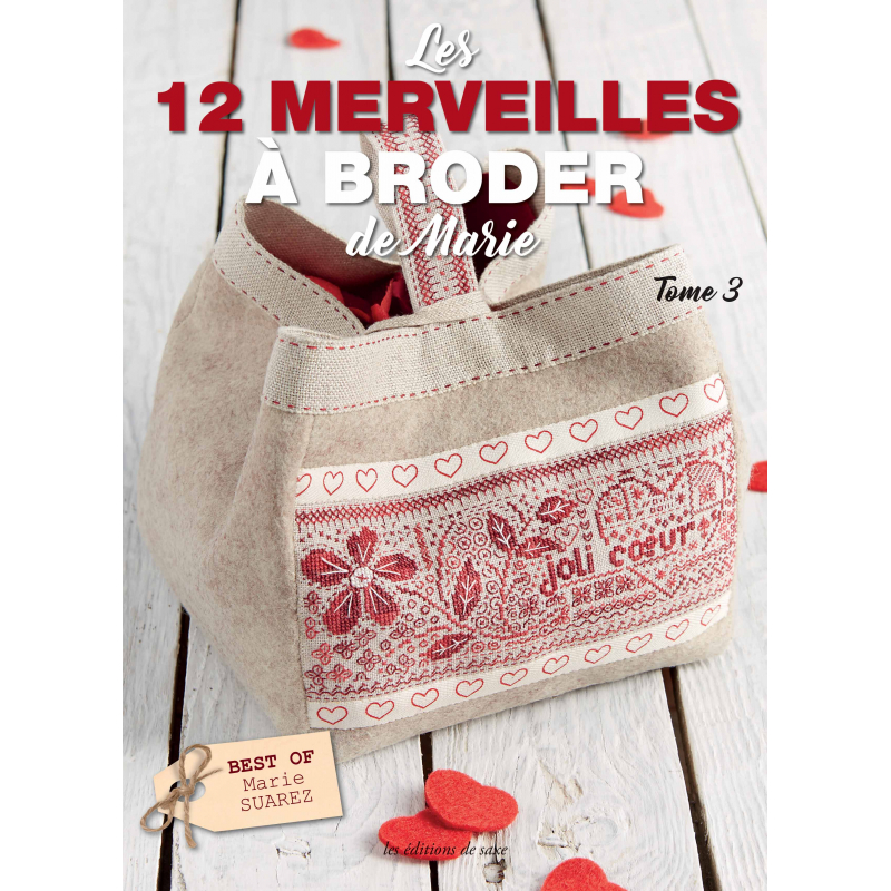 Les 12 merveilles à broder de Marie - Tome 3 Livre Broderie