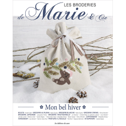 Mon bel hiver Livre Broderie