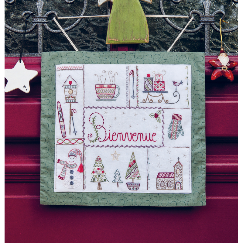 Mon bel hiver Livre Broderie