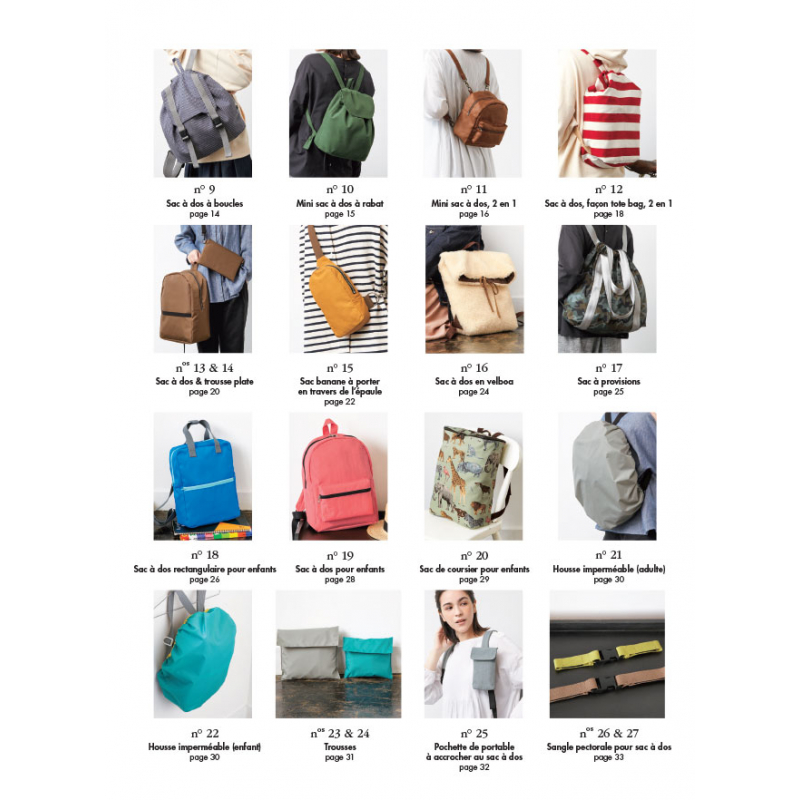 25 sacs à dos pratiques & tendance - Couture