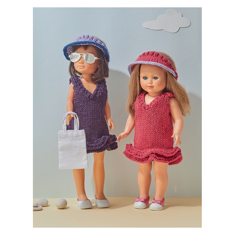 12 habits de poupée à tricoter : J'habille Marie-Françoise Tome 2
