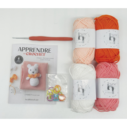 Kit DIY Débutant - Tout pour apprendre le crochet - Kit crochet - Creavea