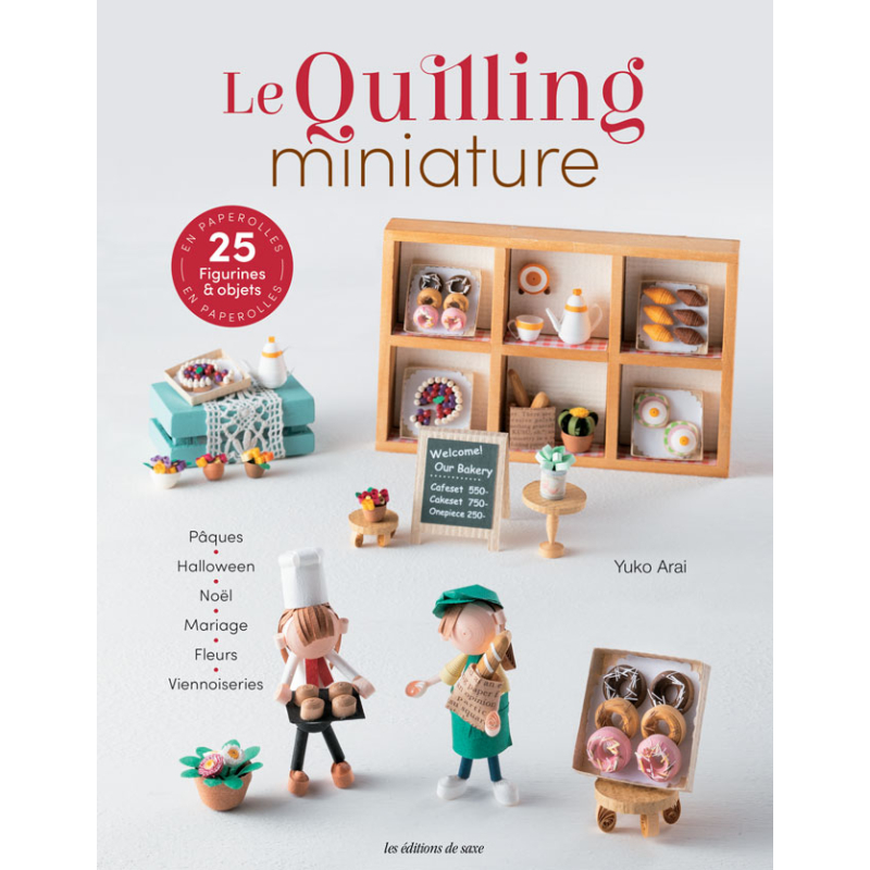 Le quilling miniature Livre DIY