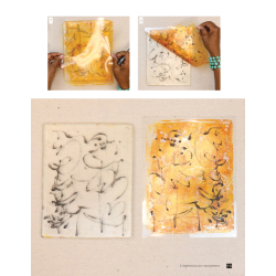 Gel printing pour mixed-media Livre Beaux-arts