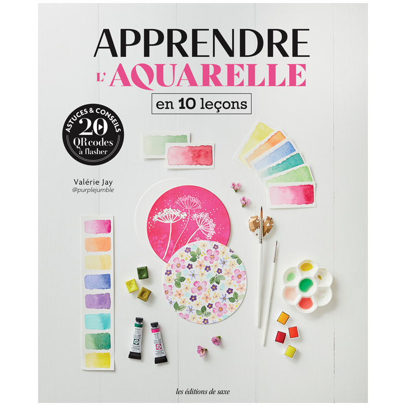 Apprendre l'aquarelle en 10 leçons Livre Beaux-arts