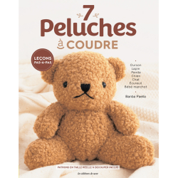 7 peluches à coudre Livre Couture