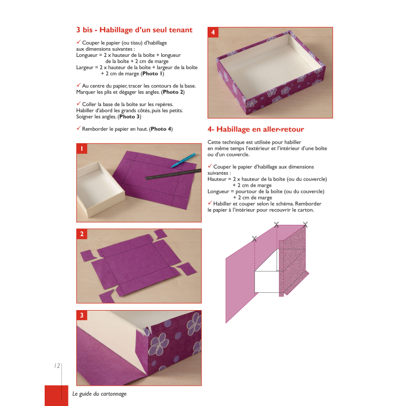 Le guide du cartonnage Loisirs créatifs