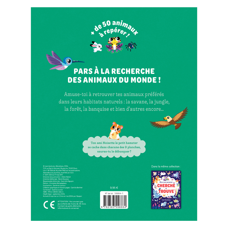 Mon tout premier Cherche et trouve Livre Jeunesse