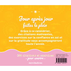 Calendrier Mes pensées positives Livre Selection Bien-être