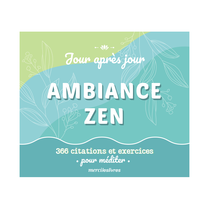 Calendrier Ambiance Zen Livre Accueil