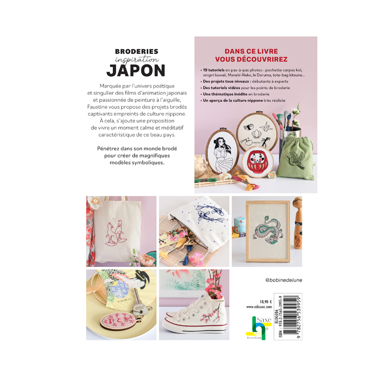 Broderies inspiration Japon Livre Broderie