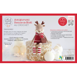 Coffret Amigurumi Renne de Noël au crochet Kit Crochet