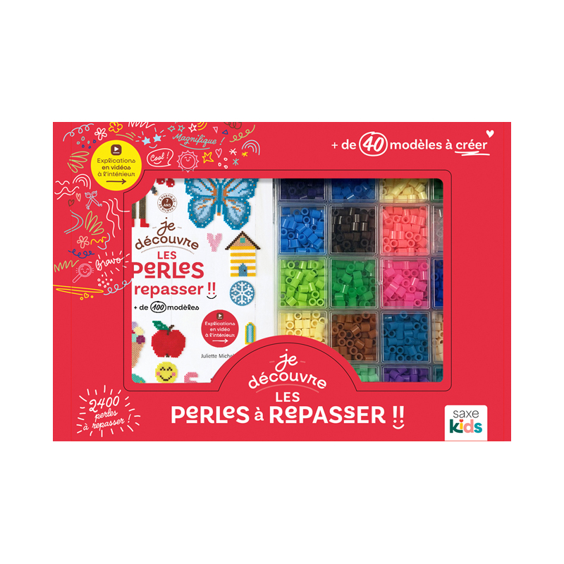 Coffret Je découvre les perles à repasser Kit LES COFFRETS