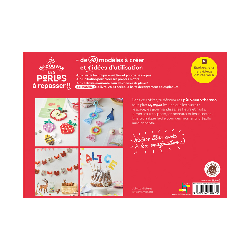 Coffret Je découvre les perles à repasser Kit LES COFFRETS