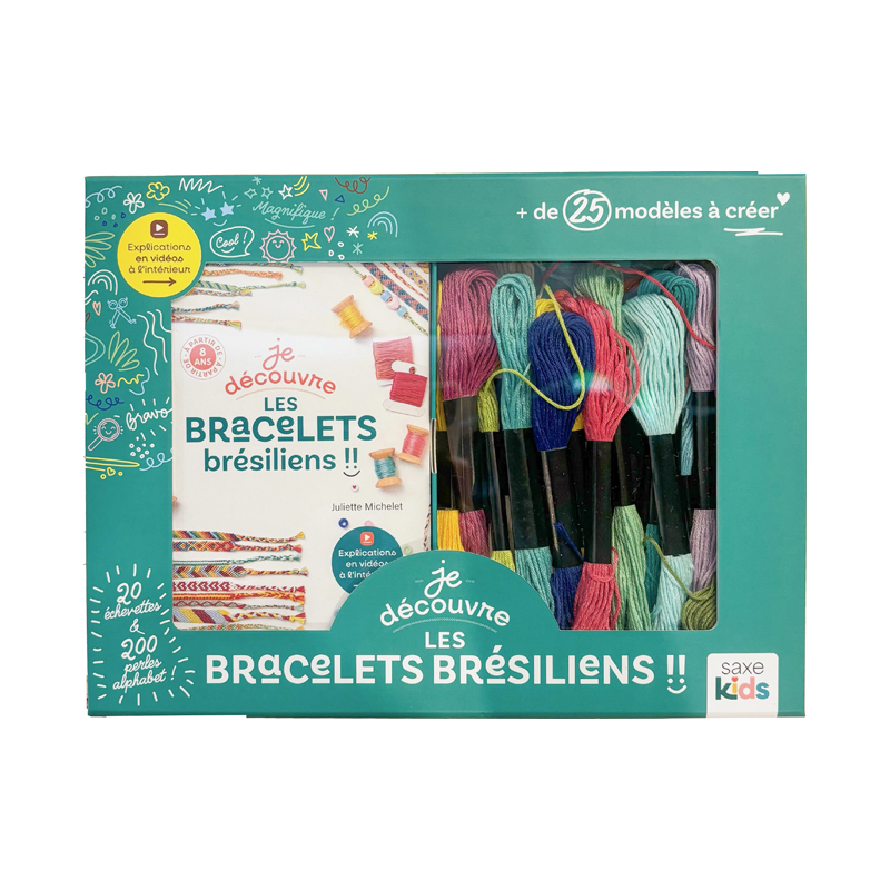 Coffret Je découvre les bracelets brésiliens Kit LES COFFRETS