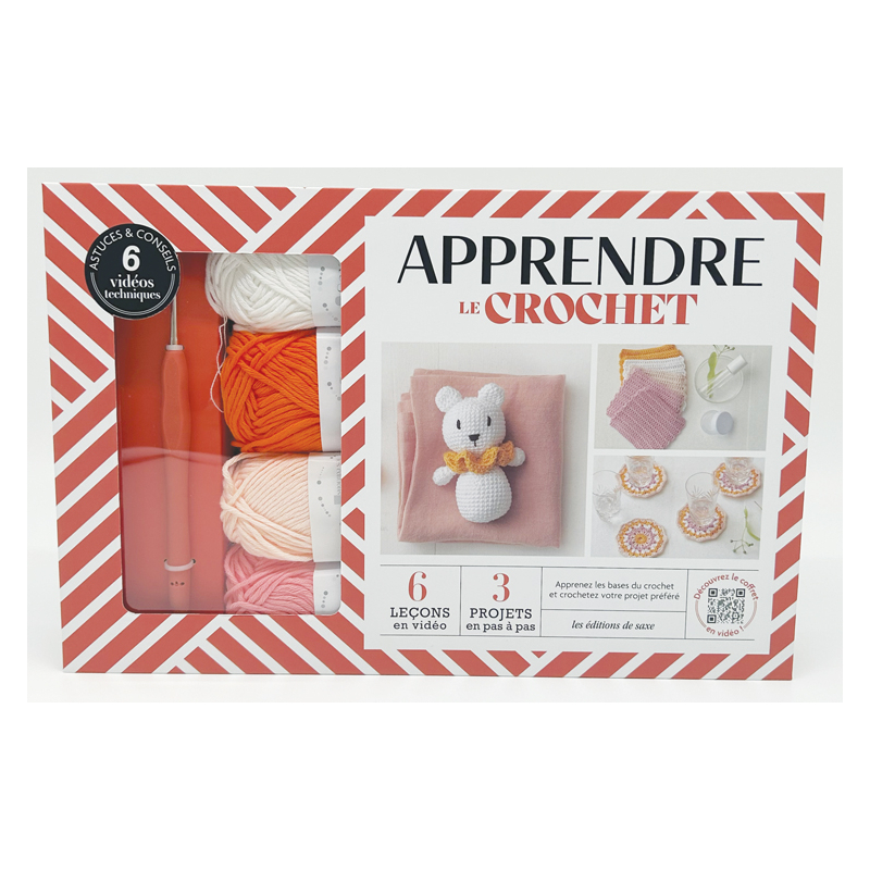 Offre spéciale : Coffret Apprendre le crochet Kit Accueil