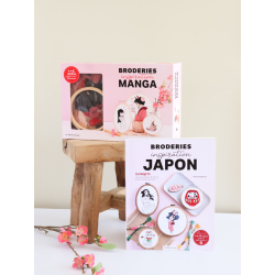 Coffret Broderies Inspiration Manga Kit Broderie