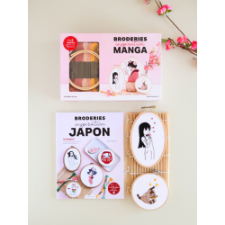 Coffret Broderies Inspiration Manga Kit Broderie