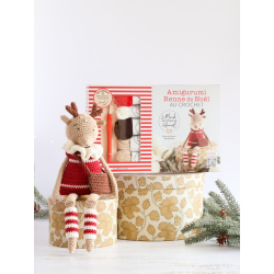 Coffret Amigurumi Renne de Noël au crochet Kit Crochet