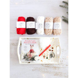 Coffret Amigurumi Renne de Noël au crochet Kit Crochet