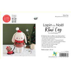 COFFRET Lapin de Noël de Khuc Cay à crocheter Kit Crochet