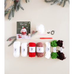 COFFRET Lapin de Noël de Khuc Cay à crocheter Kit Crochet