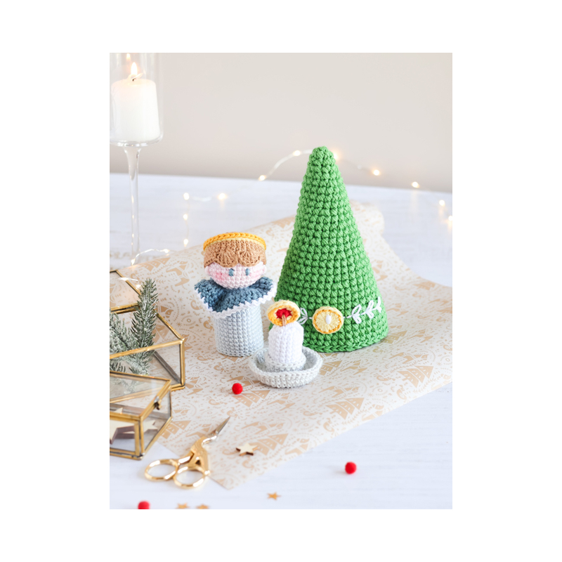 Poupées & amigurumis de Noël nordique au crochet Livre Crochet