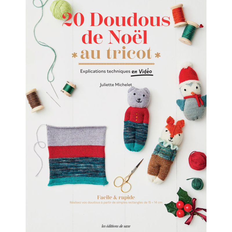 20 doudous de Noël au tricot Livre Tricot