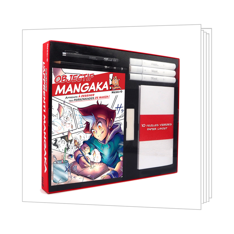 Coffret Objectif Mangaka ! Kit Jeunesse