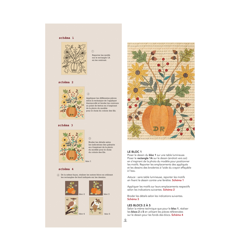 Quilt Country : Saison d'Automne Patchwork