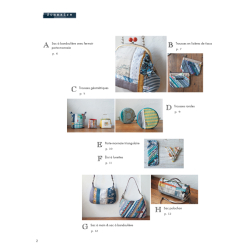 35 sacs & accessoires en lisières et chutes de tissus Livre Patchwork