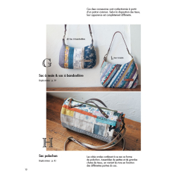 35 sacs & accessoires en lisières et chutes de tissus Livre Patchwork