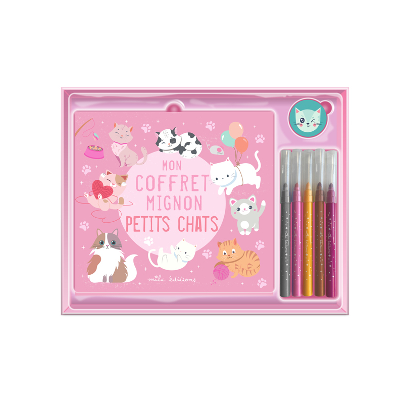 Mon coffret mignon - Petits chats Kit Jeunesse