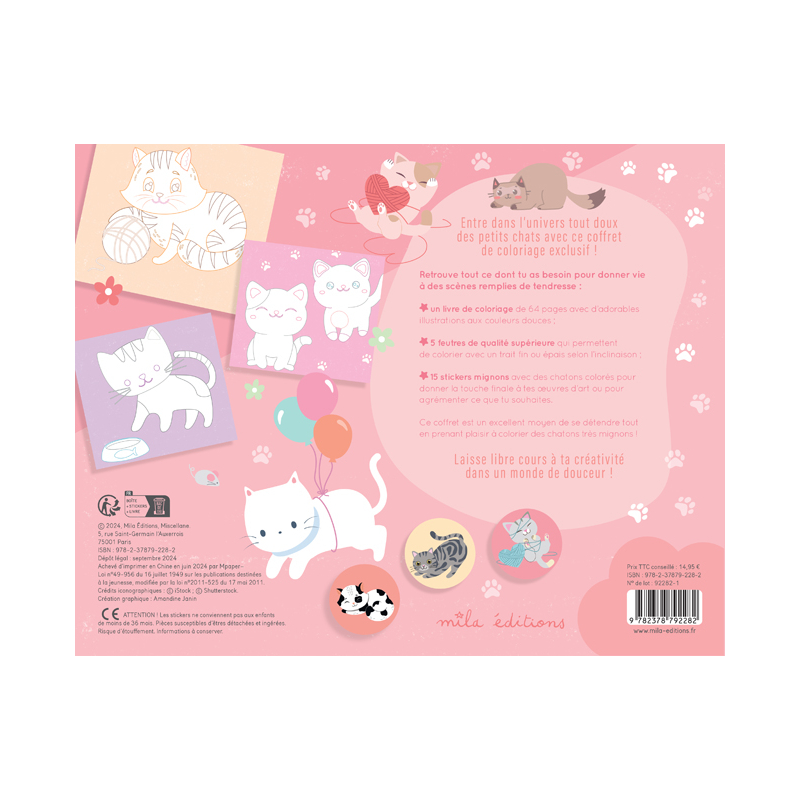 Mon coffret mignon - Petits chats Jeunesse