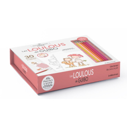 Coffret Coloriage les Loulous de Guibo Kit LES COFFRETS