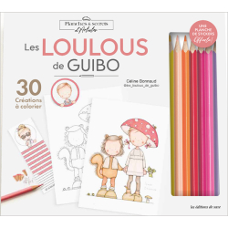 Coffret Coloriage les Loulous de Guibo Kit LES COFFRETS