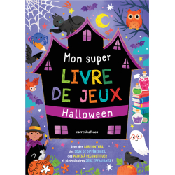 Mon super livre jeux halloween Jeunesse