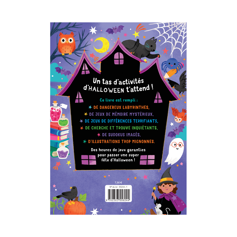 Mon super livre jeux halloween Jeunesse