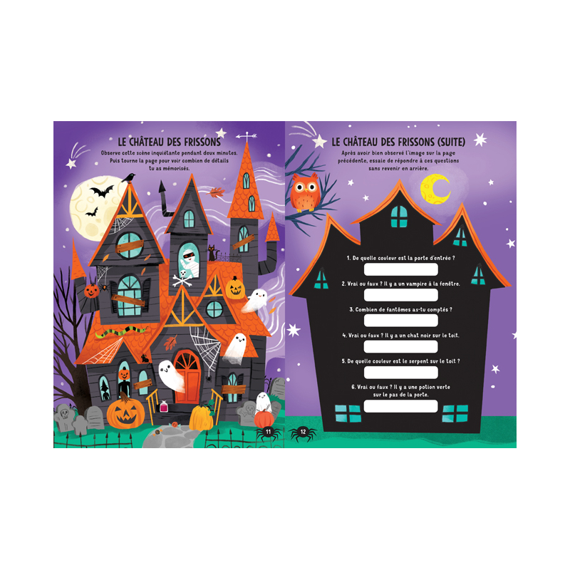 Mon super livre jeux halloween Jeunesse