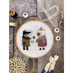 Nos mascottes d'hiver Livre Broderie