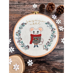 Nos mascottes d'hiver Livre Broderie