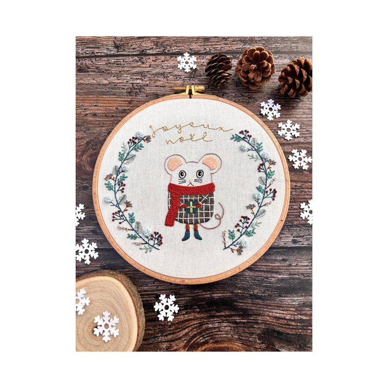 Nos mascottes d'hiver Livre Broderie