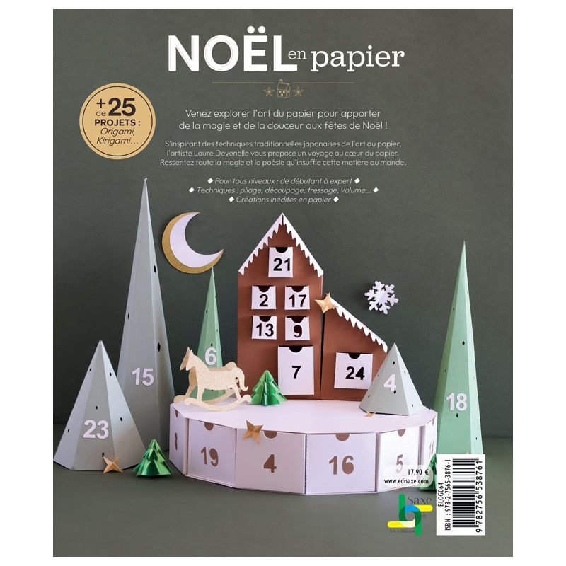 Noël en papier Livre Loisirs créatifs