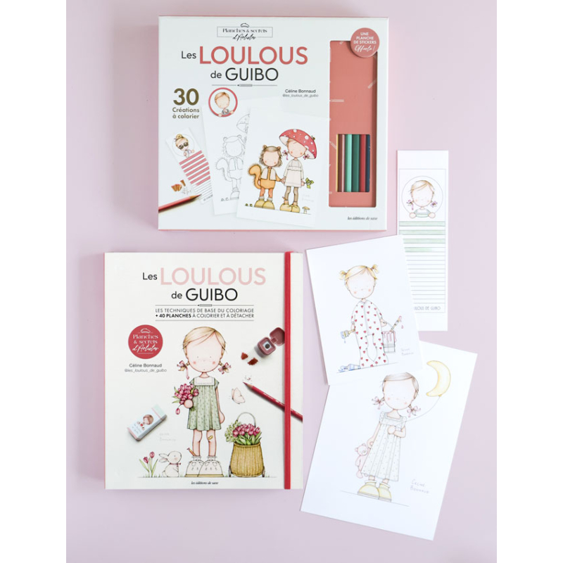 PACK EXCLUSIF : Les loulous de GUIBO Lot Beaux-arts