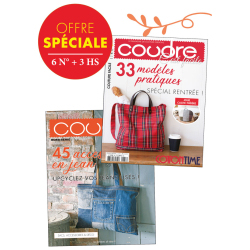 Coudre c'est facile - OFFRE SPÉCIALE 2 Abonnements Abonnement Couture