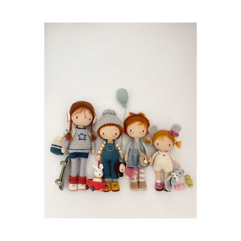 La famille de Lulu au crochet Livre Crochet