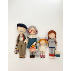 La famille de Lulu au crochet Livre Crochet