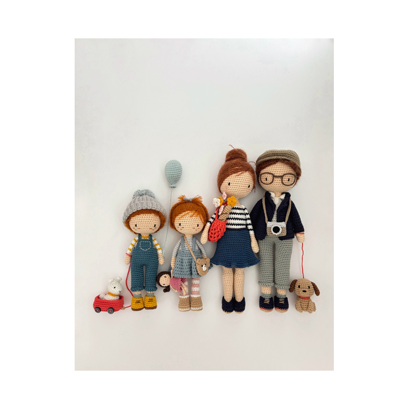 La famille de Lulu au crochet Livre Crochet