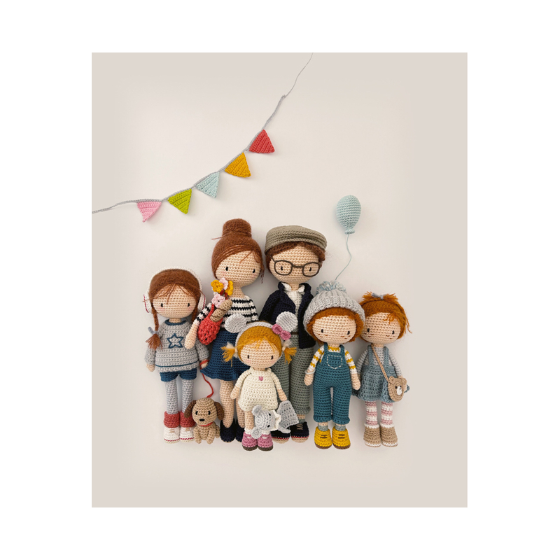 La famille de Lulu au crochet Livre Crochet